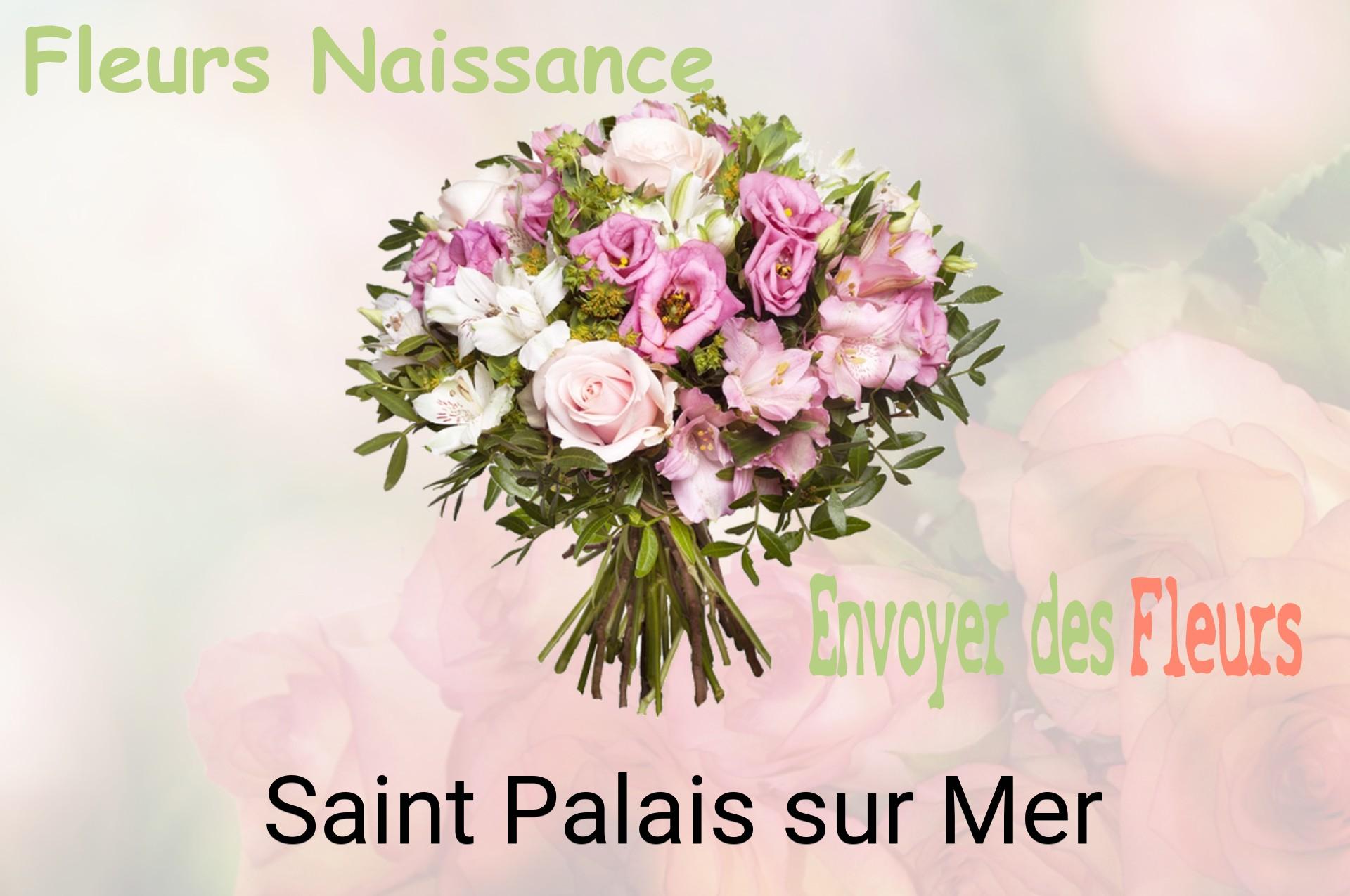 Bouquet de fleurs de naissance livré à Saint-Palais-sur-Mer